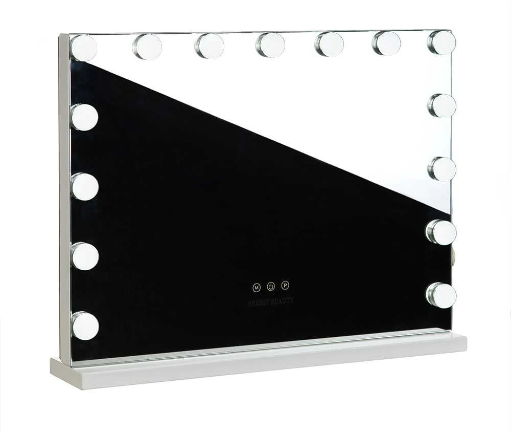 Beauty System Makiažo veidrodis su LED apšvietimu HOLLYWOOD 58x46cm