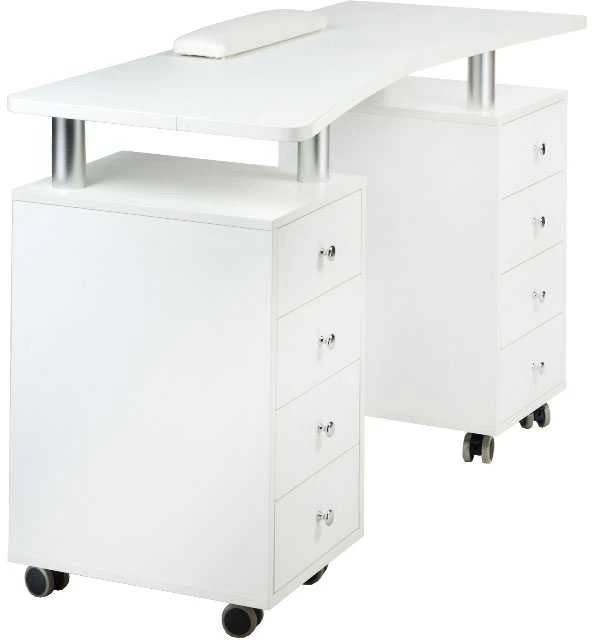 Beauty System Kosmetologinis stalas MANICURE DESK ESTHETIC Baltas