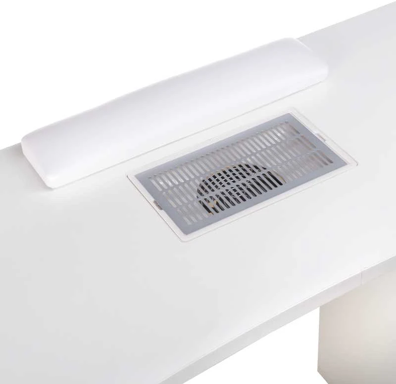 Beauty System Manikiūro stalas su dulkių surinkėju MANICURE DESK PRACTIC Baltas