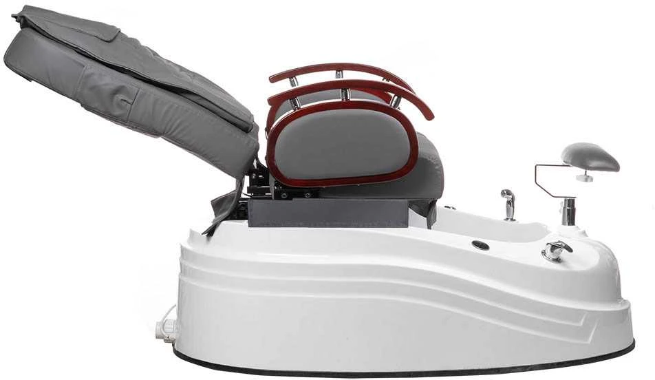 Beauty System Pedikiūro krėslas su pėdų vonele BR-2307 Pilkas