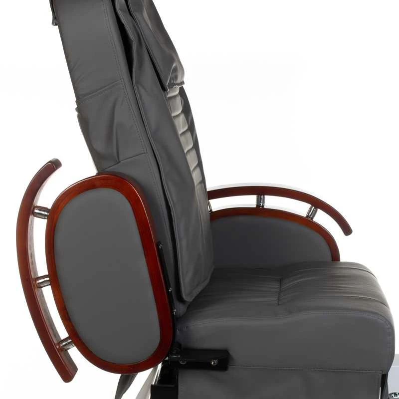 Beauty System Pedikiūro krėslas su pėdų vonele BR-3820D Pilkas