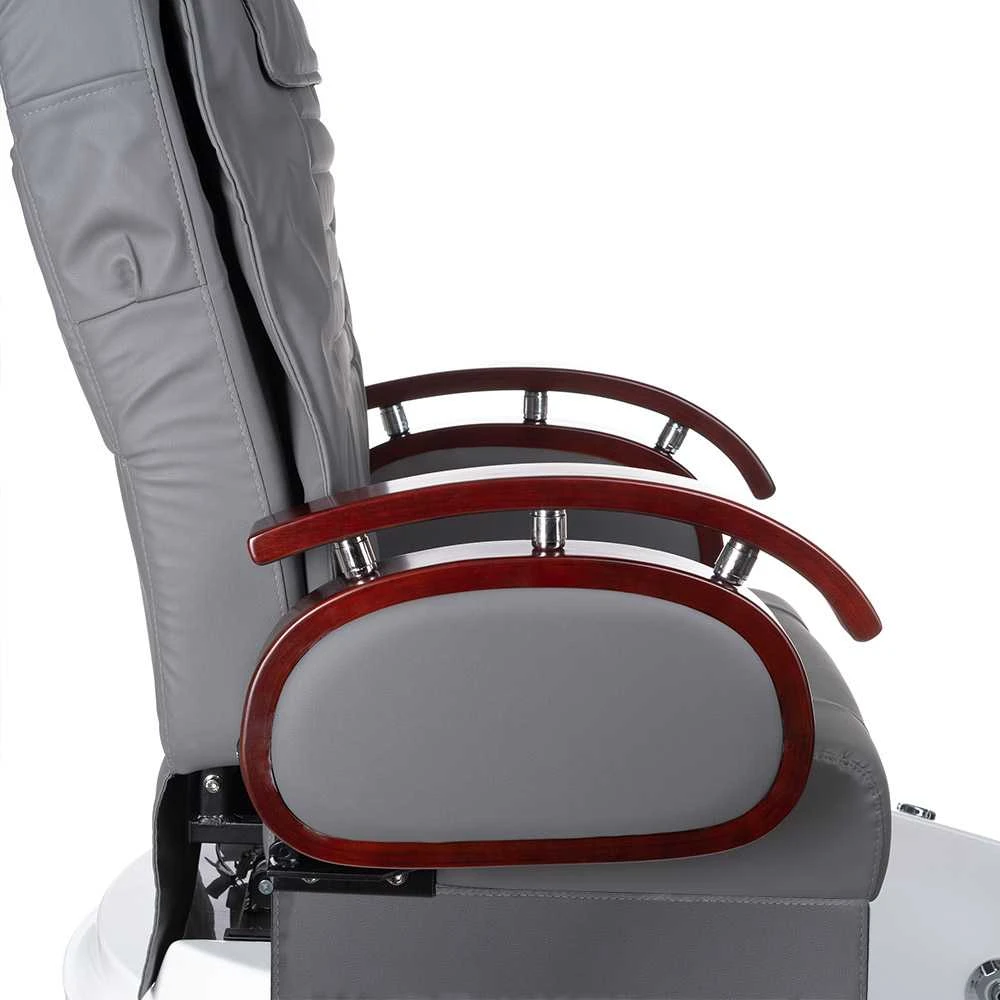 Beauty System Pedikiūro krėslas su pėdų vonele BR-2307 Pilkas