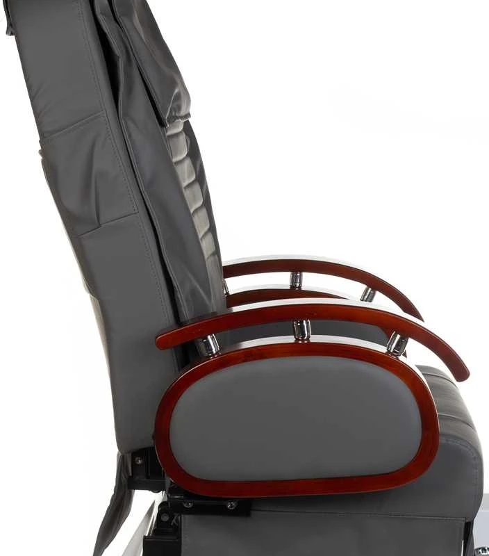 Beauty System Pedikiūro krėslas su pėdų vonele BR-3820D Pilkas