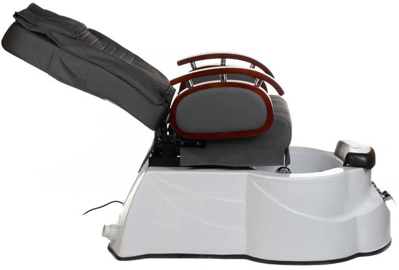 Beauty System Pedikiūro krėslas su pėdų vonele BR-3820D Pilkas