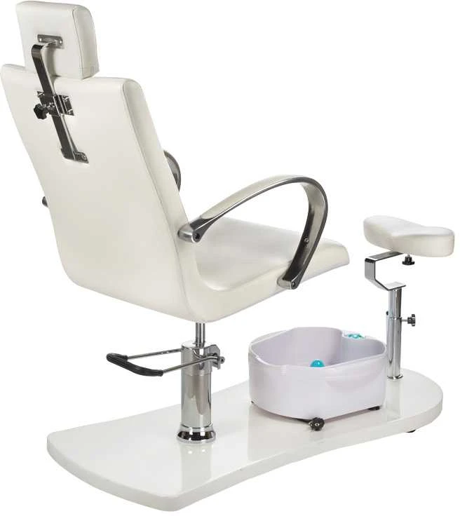 Beauty System Pedikiūro krėslas su pėdų vonele PEDICURE CHAIR PROFESSIONAL HYDRAULIC Baltas