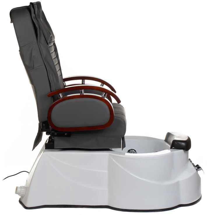 Beauty System Pedikiūro krėslas su pėdų vonele BR-3820D Pilkas