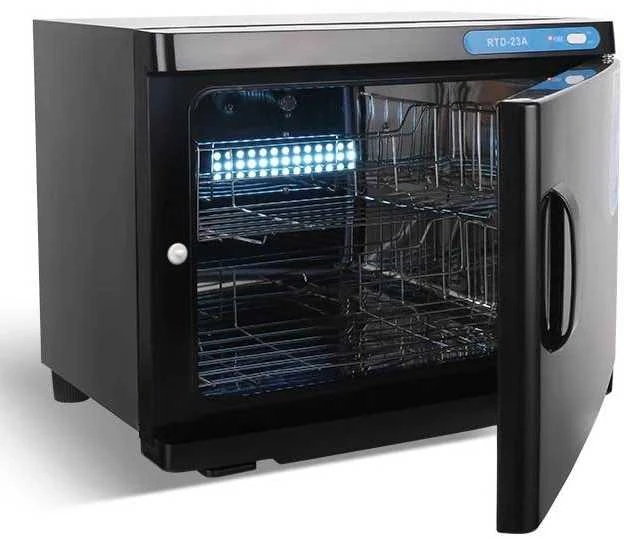 Beauty System Rankšluosčių šildytuvas su UV sterilizatoriumi Pro 150W Juodas