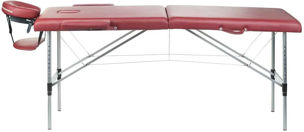 Sulankstomas masažo stalas BEAUTY SYSTEM ALU 2 BURGUND