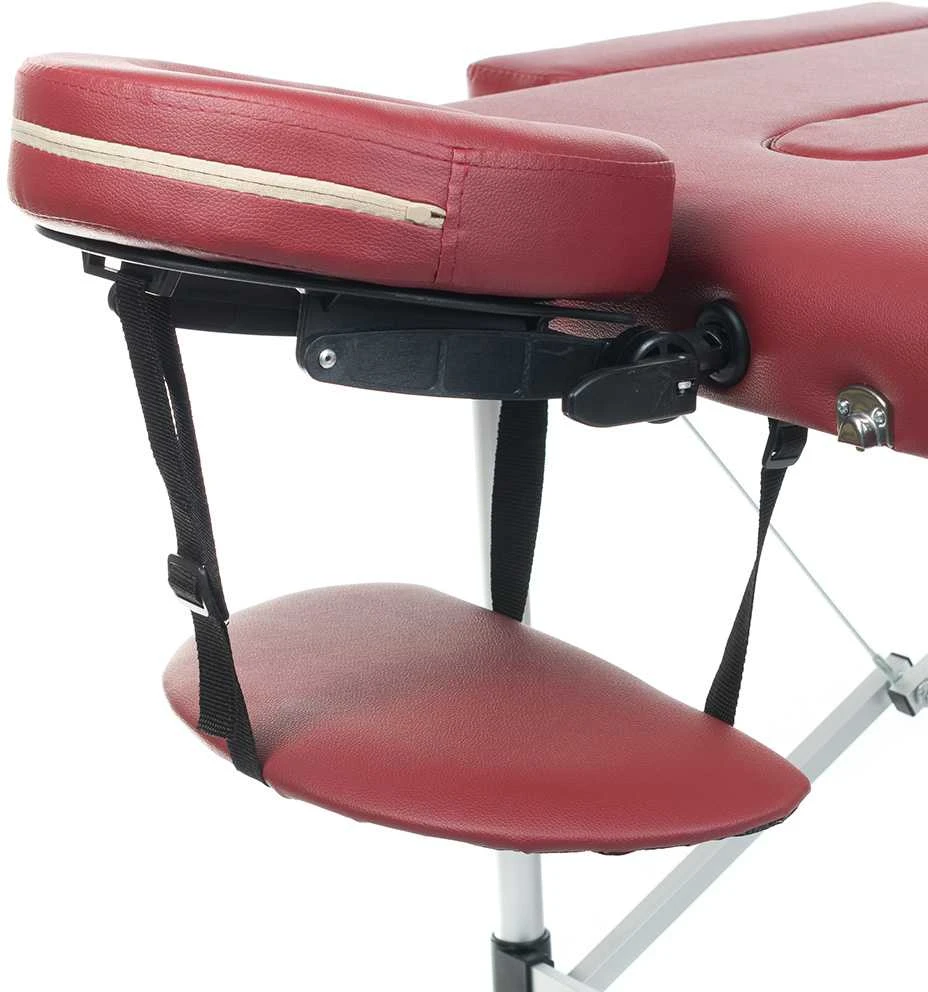 Sulankstomas masažo stalas BEAUTY SYSTEM ALU 2 BURGUND