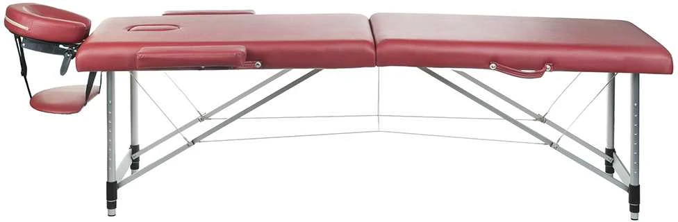 Sulankstomas masažo stalas BEAUTY SYSTEM ALU 2 BURGUND