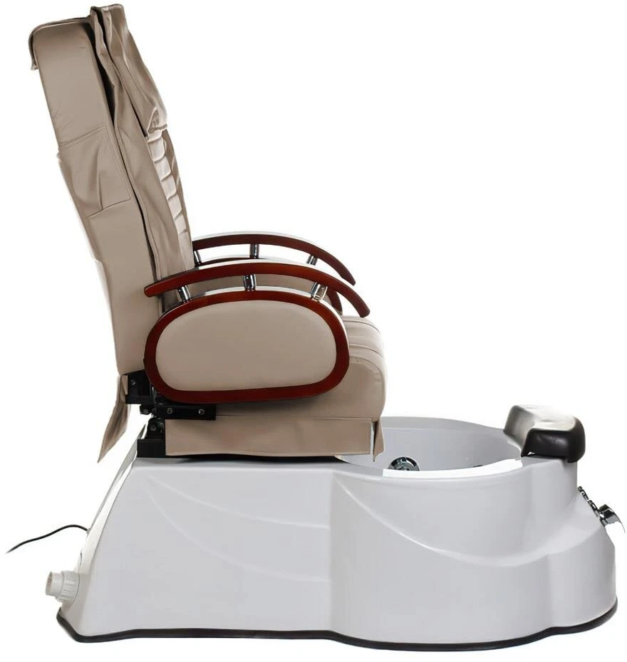Beauty System Elektrinė pedikiūro kėdė su masažo sistema ir hidromasažo vonia BR-3820D, latte