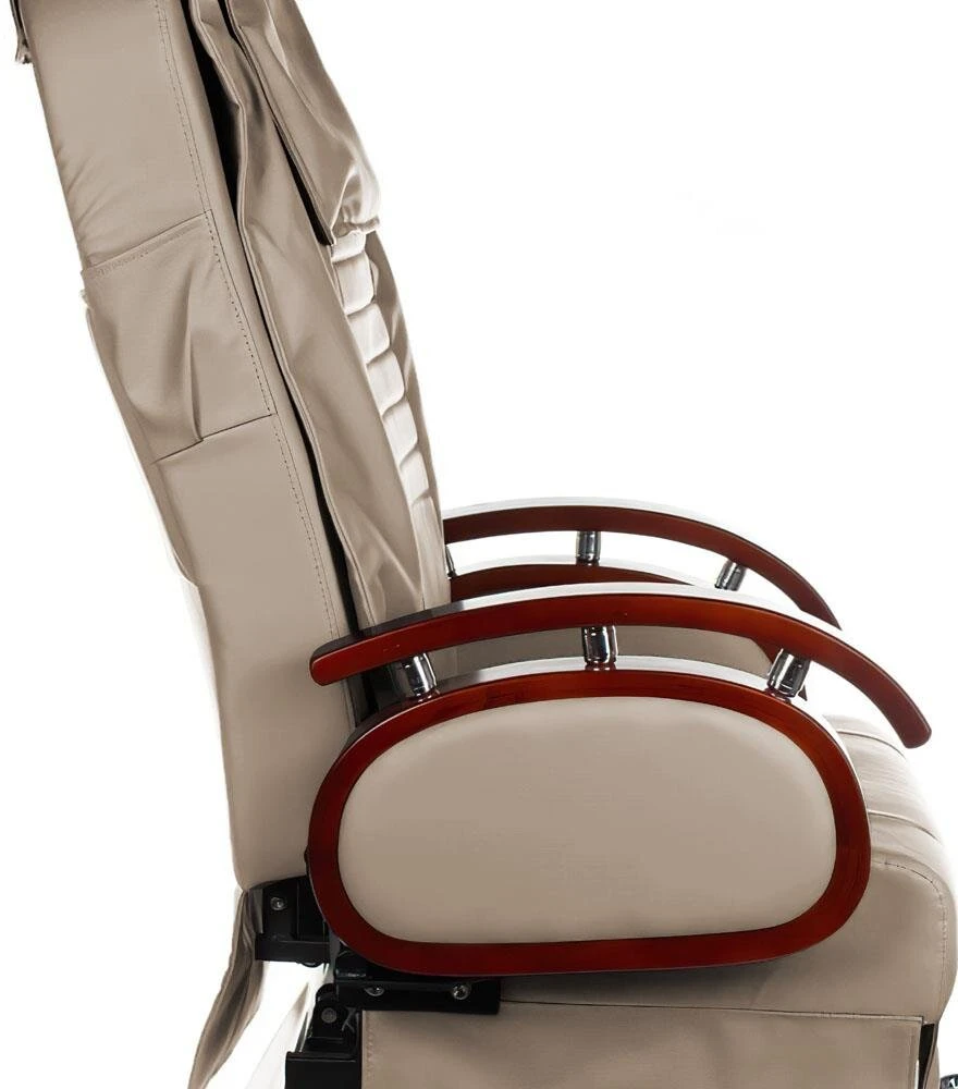 Beauty System Elektrinė pedikiūro kėdė su masažo sistema ir hidromasažo vonia BR-3820D, latte