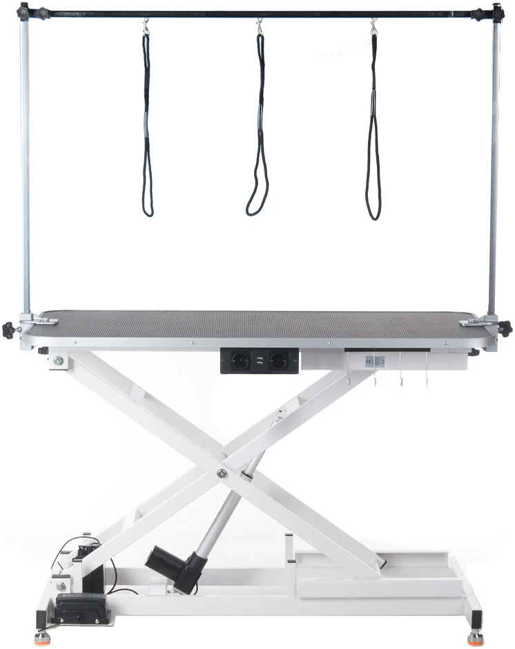 Beauty System Elektrinis augintinių kirpimo ir priežiūros stalas XL BP-305, baltas
