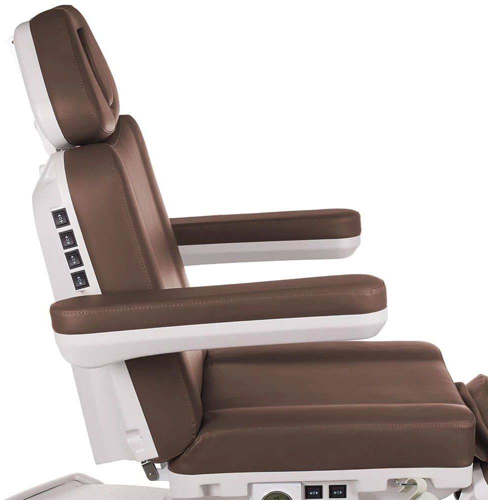 Beauty System Elektrinis kosmetologinis krėslas BR-6686 su šildymu rudas