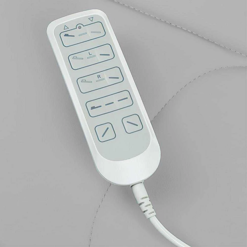 Beauty System Elektrinis kosmetologinis krėslas Mazaro BR-6672A light pilkas