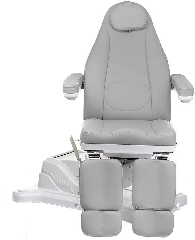 Beauty System Elektrinis kosmetologinis krėslas Mazaro BR-6672A light pilkas