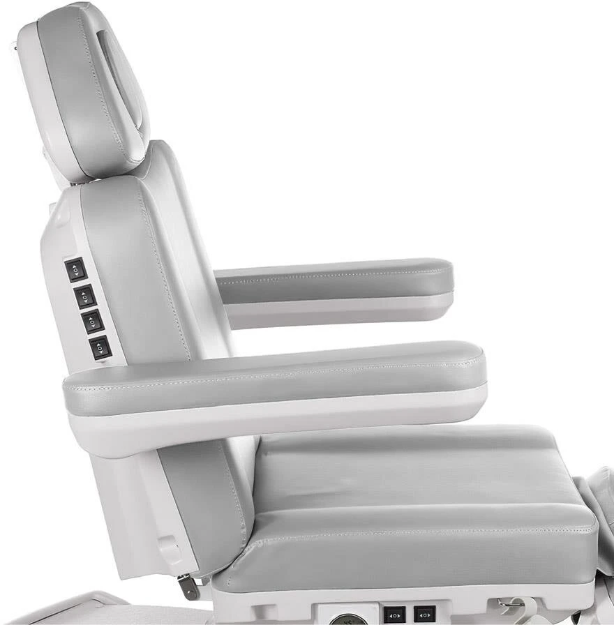 Beauty System Elektrinis šildomas kosmetologinis krėslas BR-6686, pilkas