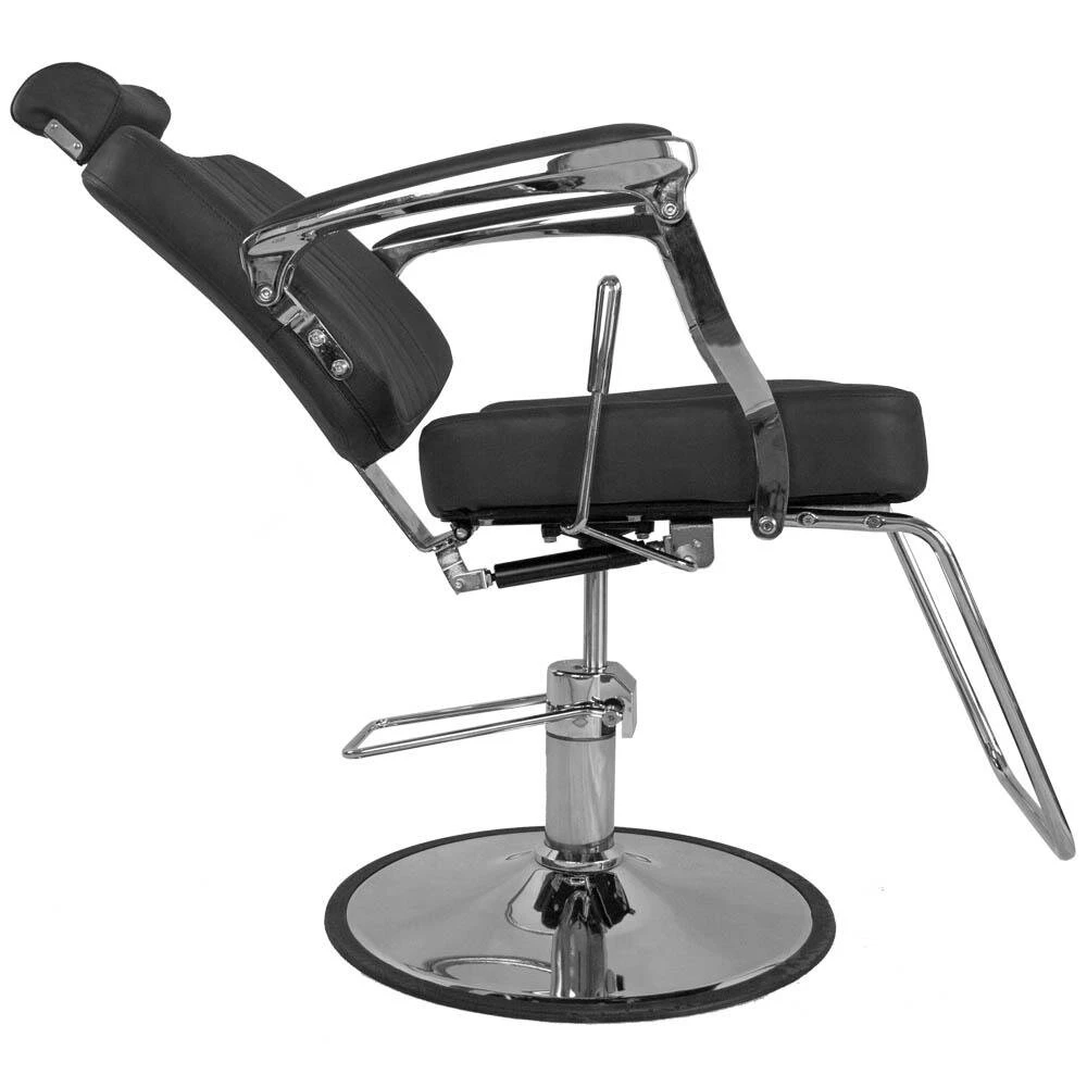 Beauty System Kirpyklos kėdė BeautySystem Bjorn BH-3318, matinė juoda