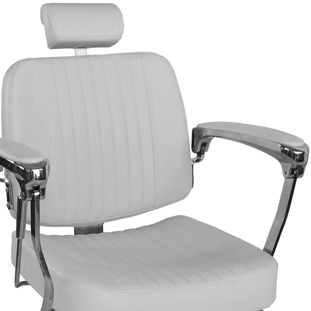 Beauty System Kirpyklos kėdė BeautySystem Bjorn BH-3318, šviesiai pilka