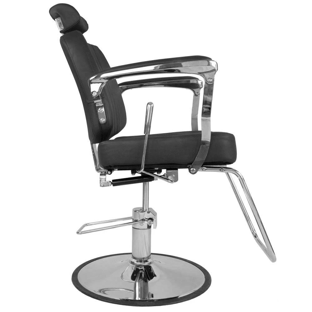 Beauty System Kirpyklos kėdė BeautySystem Bjorn BH-3318, matinė juoda