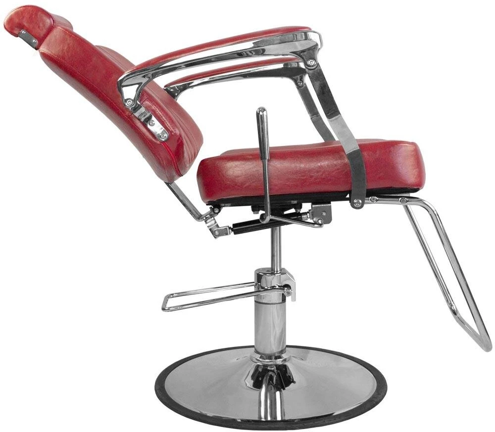 Beauty System Kirpyklos kėdė BeautySystem Bjorn BH-3318, raudona