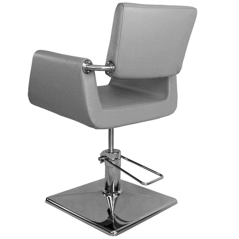 Beauty System Kirpyklos kėdė PROFESSIONAL HAIRDRESSING CHAIR VITO LIGHT GRAY