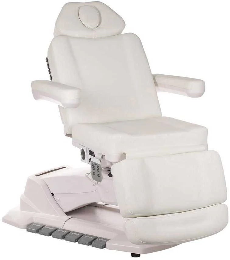 Beauty System Kosmetologinis krėslas BR-6686 Electric 4 Motor Heating Baltas