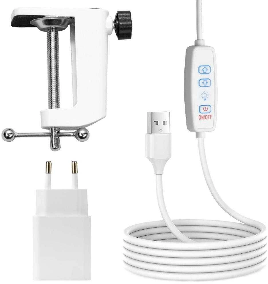 Beauty System LED stalinė lempa su lupa BSL-07 clip