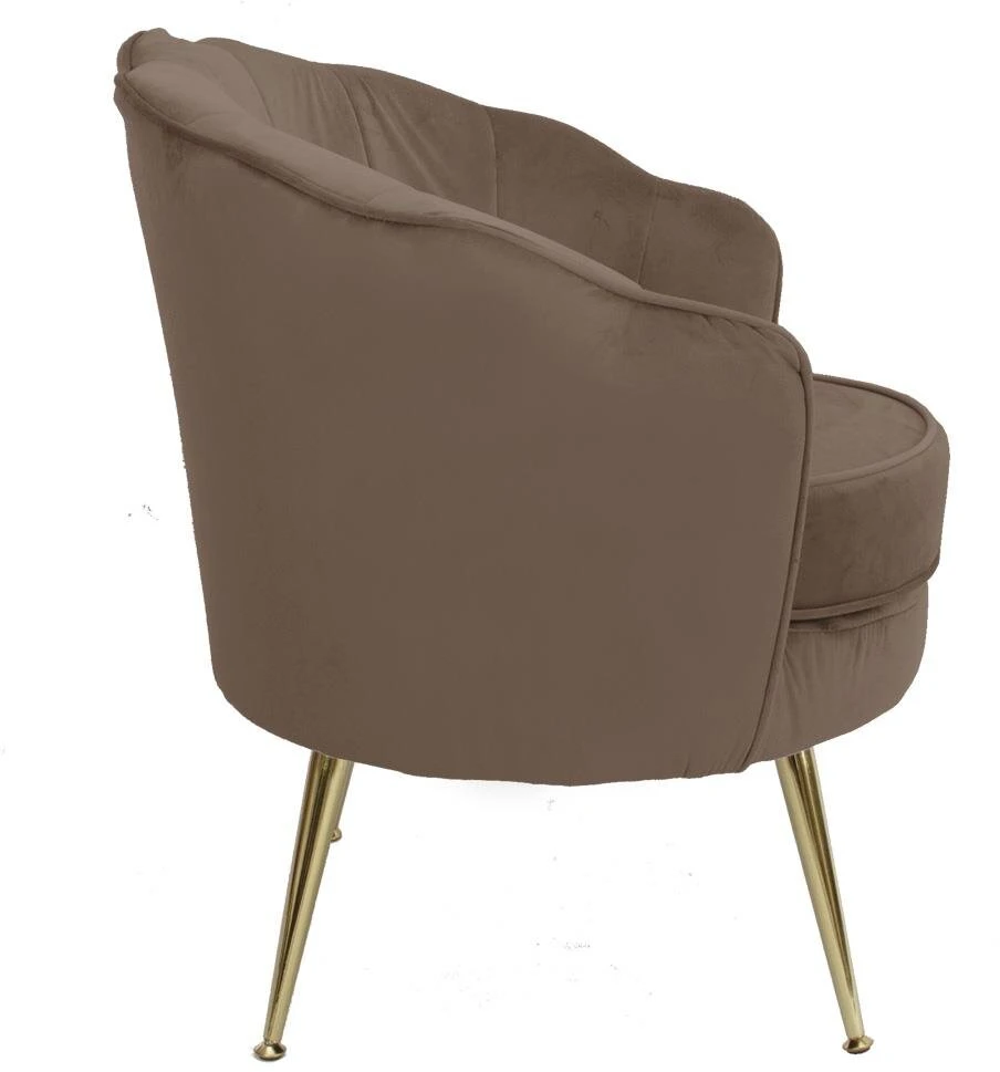 Beauty System Minkštas fotelis LUGANO BX-LE69, mocha