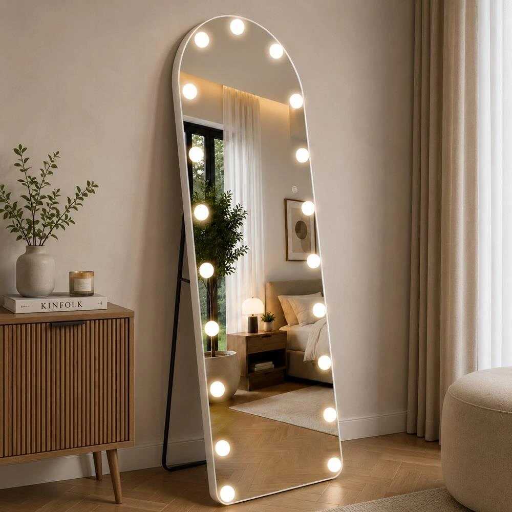 Beauty System Pastatomas LED veidrodis su apšvietimu HOLLYWOOD, 160×50 cm