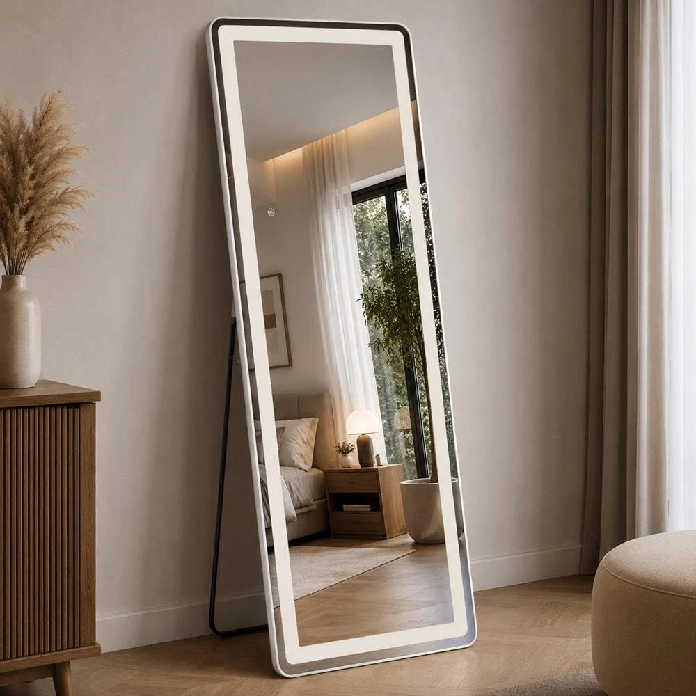 Beauty System Pastatomas LED veidrodis su apšvietimu NEW YORK, 160×50 cm