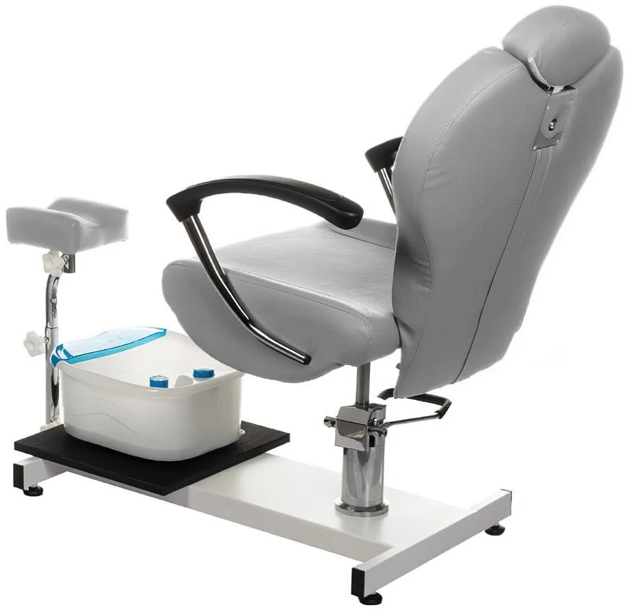 Beauty System Pedikiūro kėdė su pėdų masažuokliu BR-2301, šviesiai pilka