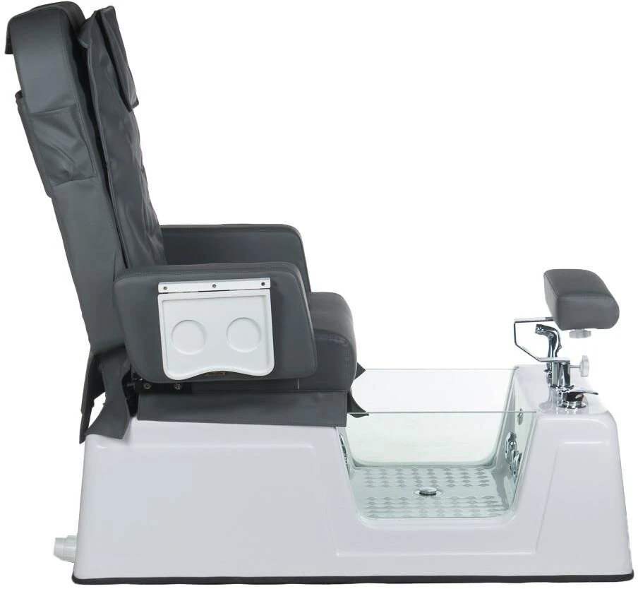 Beauty System Pedikiūro krėslas su masažu ir vonele BeautySystem BR-2310, pilka