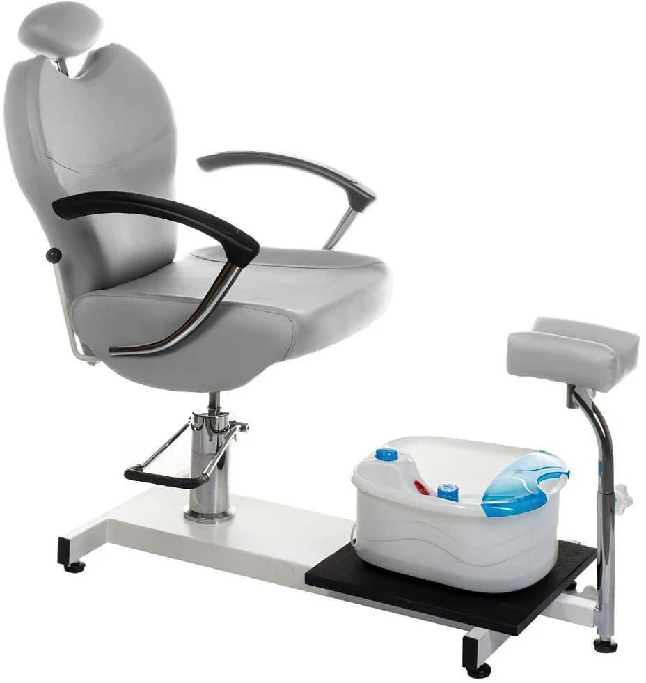 Beauty System Pedikiūro krėslas su pėdų vonele PEDICURE CHAIR COMFORT HYDRAULIC Baltas