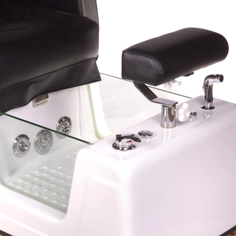 Beauty System Pedikiūro SPA kėdė su masažu BeautySystem BR-2310, juoda