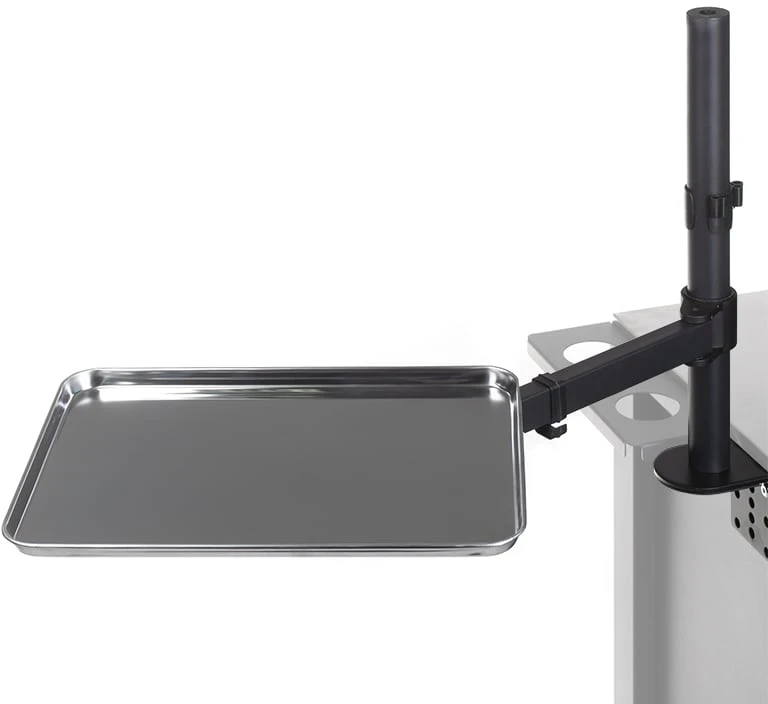 Beauty System Reguliuojamas laikiklis su padėklu INKOO Holder-1