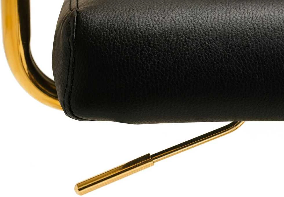 Activeshop Biuro kėdė su ratukais QS-OF211G Gold Juodas