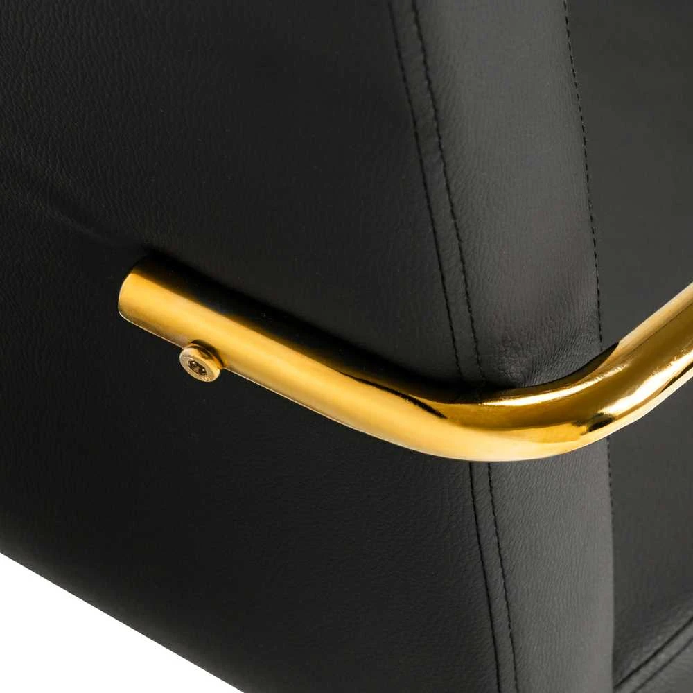 Activeshop Biuro kėdė su ratukais QS-OF211G Gold Juodas