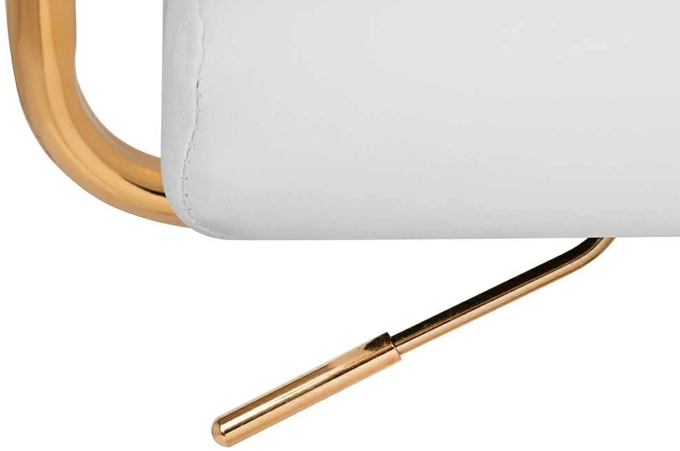 Activeshop CREAM Biuro kėdė su ratukais QS-OF211G Gold Kreminis Pilkas