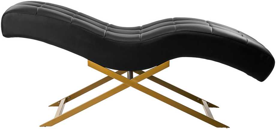 Activeshop Blakstienų procedūrų kosmetologinis krėslas Sillon Alba, juodas and auksinis