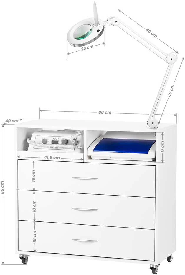Activeshop Podologijos vežimėlio Y-200 rinkinys