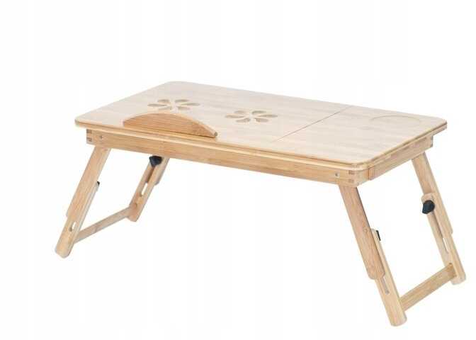 Carruzoo Nešiojamas sulankstomas staliukas kompiuteriui Bamboo Flexi 15"