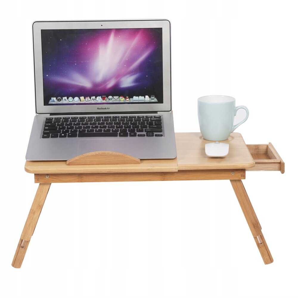 Carruzoo Nešiojamas sulankstomas staliukas kompiuteriui Bamboo Flexi 15"