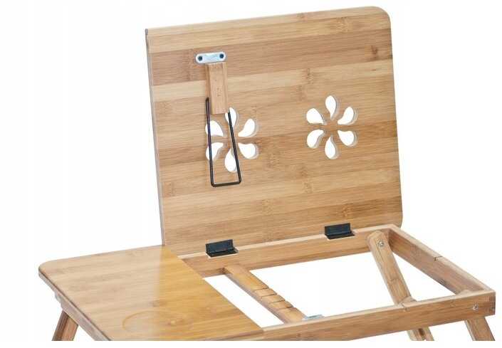 Carruzoo Nešiojamas sulankstomas staliukas kompiuteriui Bamboo Flexi 15"