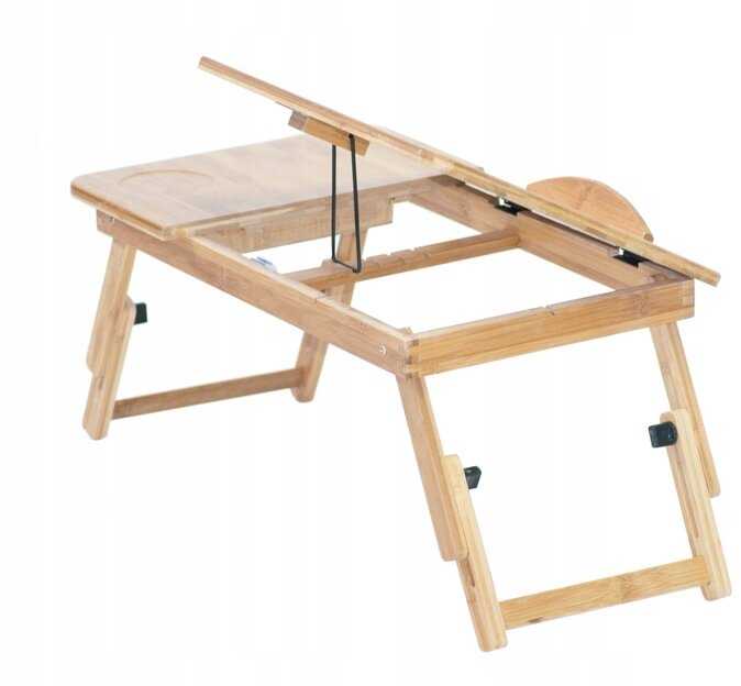 Carruzoo Nešiojamas sulankstomas staliukas kompiuteriui Bamboo Flexi 15"