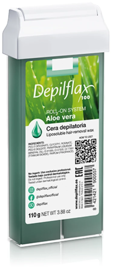 Activeshop Depilflax 100 depiliacinis vaškas kasetėje su alaviju 110 g