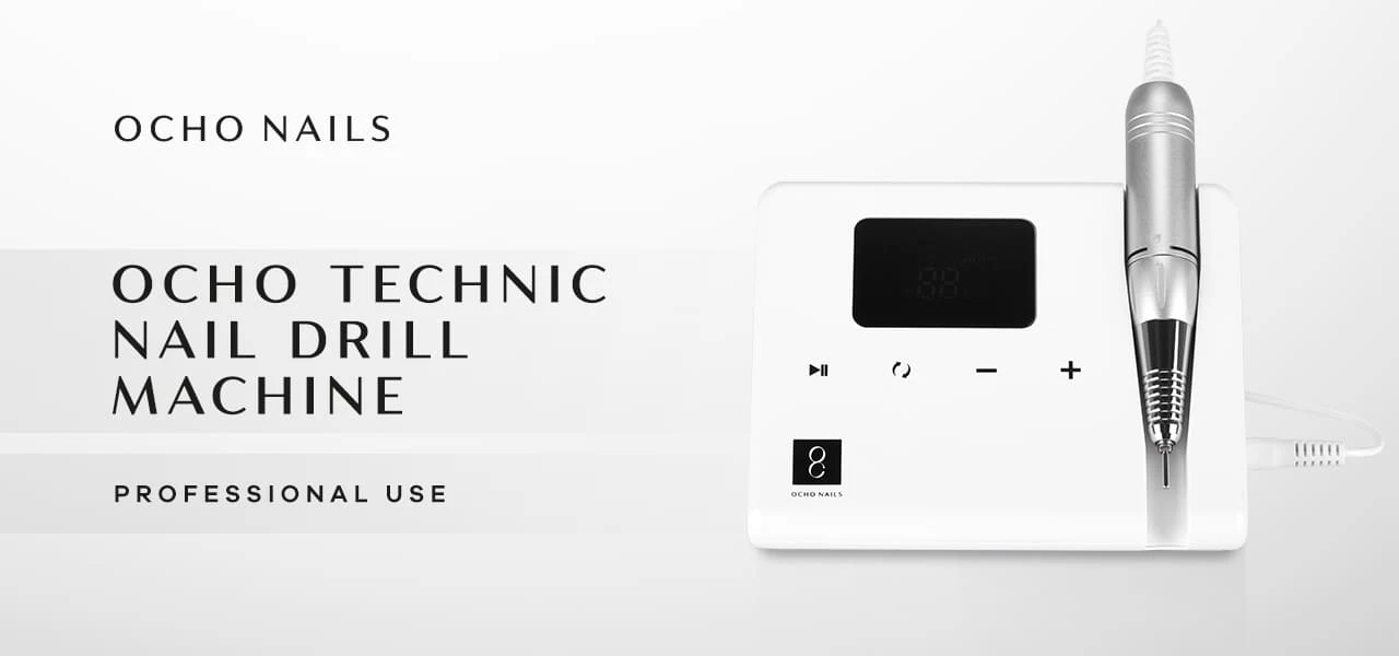 Activeshop Profesionali elektrinė nagų freza manikiūro darbams OCHO TECHNIC 65W, baltos spalvos aprašymas - Prekės nuotrauka