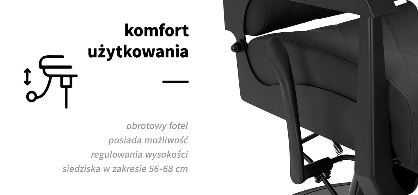 Activeshop Kirpyklos kėdė Gabbiano Barber Chair Bruno, Juodas aprašymas - Prekės nuotrauka