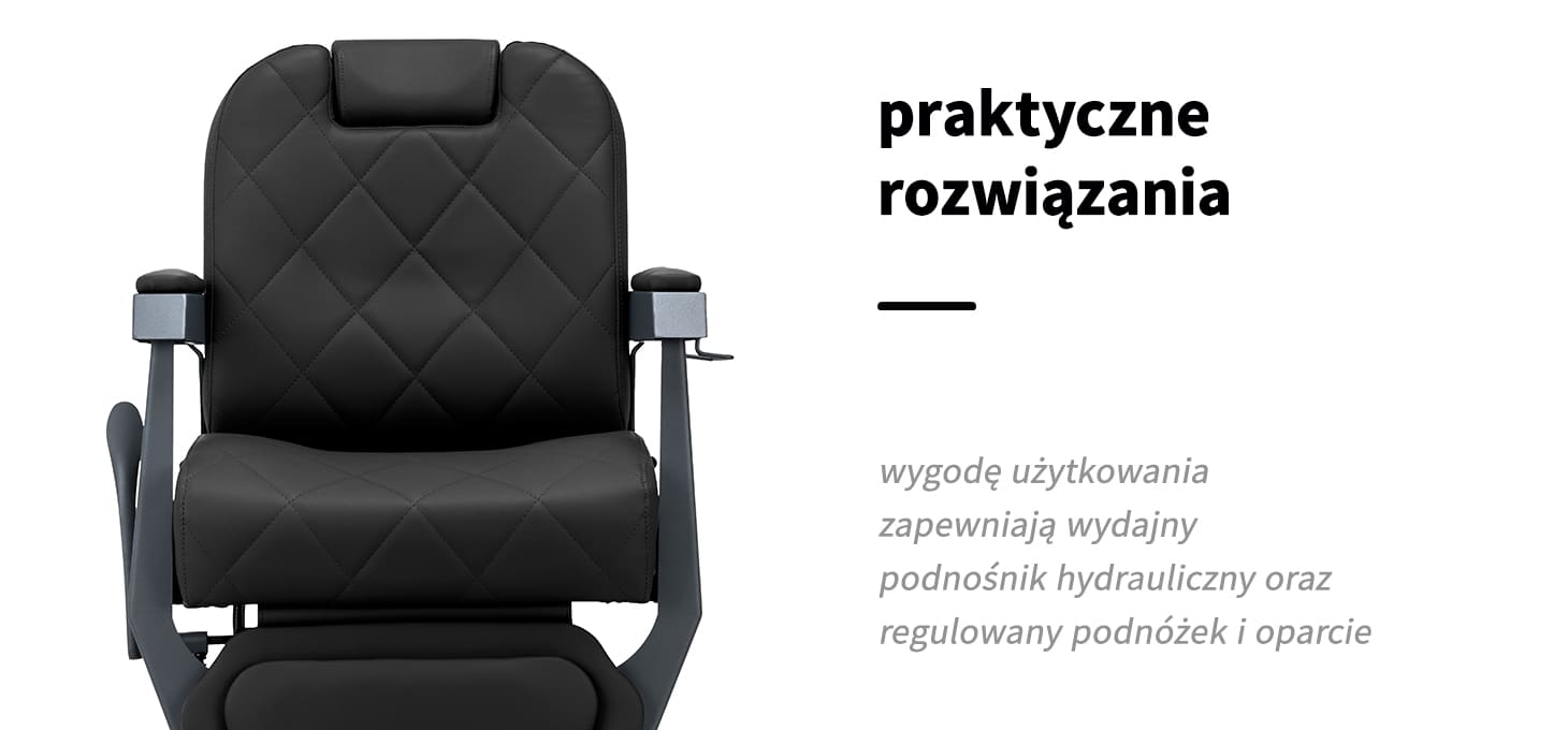 Activeshop Kirpyklos kėdė Gabbiano Barber Chair Bruno With Juodas, Brown aprašymas - Prekės nuotrauka