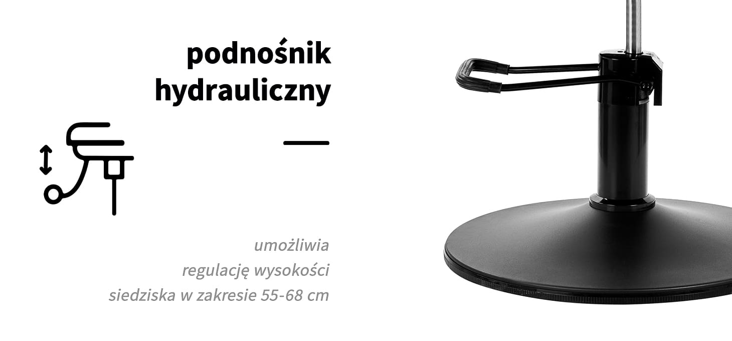 Activeshop Kirpyklos kėdė Gabbiano Davos Juodas aprašymas - Prekės nuotrauka